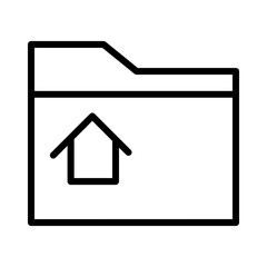 Folder Local Home Outline Icon