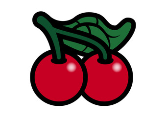 スロットマシーンのチェリー絵柄。