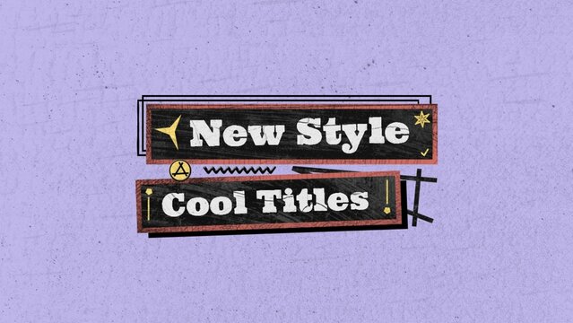 Black Grunge Titles 