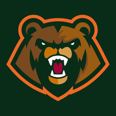bear head vector