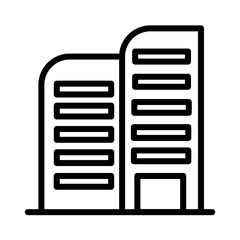 Office Work Home Outline Icon