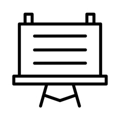 Presentation Report Business Outline Icon