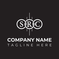 SRC logo, icon. sign a Simple logo for an insurance company.