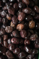 pickled black olives