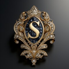 Luxury logo detailed with a double capital " S "