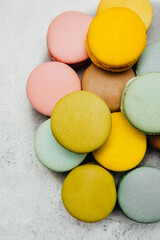 delicious dessert for morning coffee in a home bakery