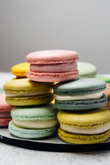 delicious dessert for morning coffee in a home bakery