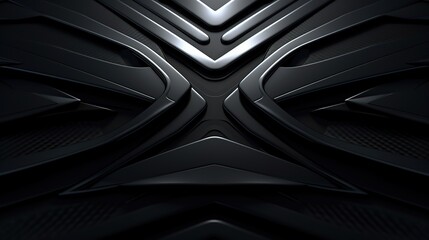 Fototapeta premium futuristic minimalist dark carbon website background generative AI