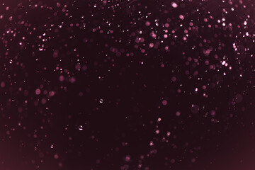 small drops of rain, snow on a black background. wind. Natural background