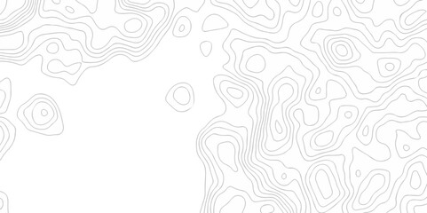 Seamless pattern with lines Topography contour map on white background, Topographic contour lines. Background lines Topographic map. Geographic mountain relief.