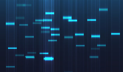 DNA genomic test, genome map.