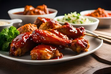 grilled wings generated by AI