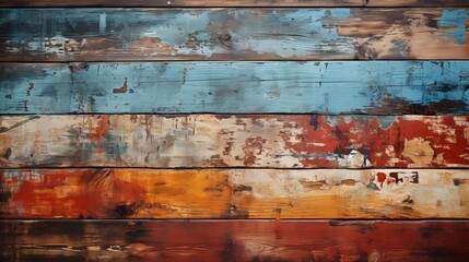 Wood texture plank grain background. Generative Ai.