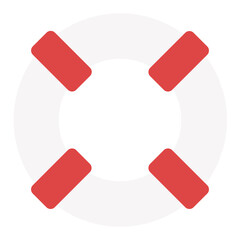 lifebuoy icon illustration