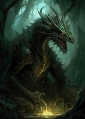 Dragon. A mythical creature