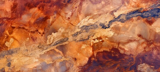 Abstract marble marbled marble stone granite texture luxury background banner - Orange yellow gold red color waves swirls structure.