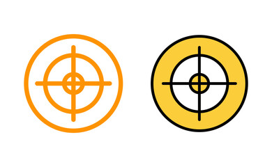 Fototapeta premium Target icon set for web and mobile app. goal icon vector. target marketing sign and symbol