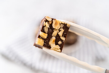 Chocolate hazelnut fudge