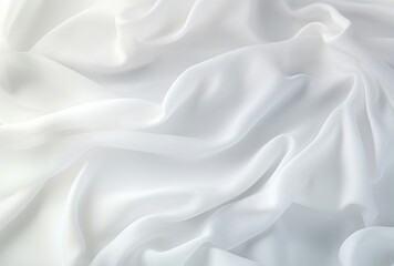 Obraz premium A close-up view of a textured white fabric