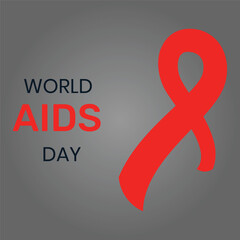 World AIDS Day Banner Background Illustration