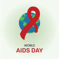 World AIDS Day Banner Background Illustration