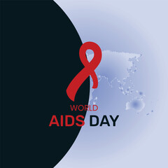 World AIDS Day Banner Background Illustration