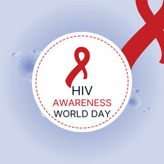 World AIDS Day Banner Background Illustration
