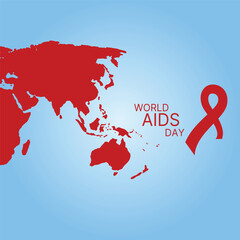 World AIDS Day Banner Background Illustration