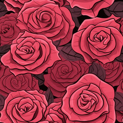 Seamless Pastel Textile illustration abstract floral texture patterns for fabric digital print. Generative AI