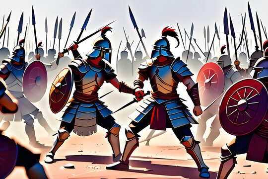 a warrior battle
