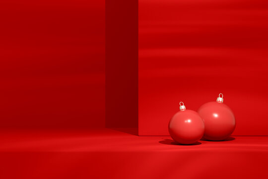 Christmas Concept, New Year 2024, 3D