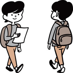 行って帰ってくる