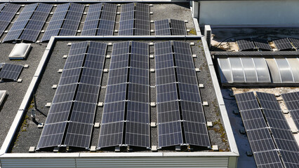 Photovoltaik auf einem Flachdach