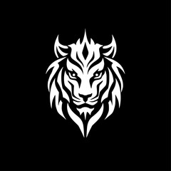 Fototapeta premium Tiger - Minimalist and Flat Logo - Vector illustration