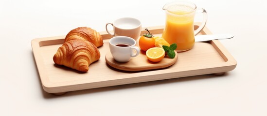 Tray for morning meal