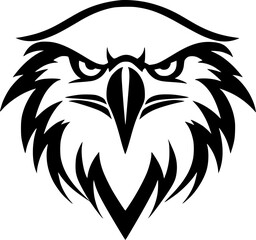 Fototapeta premium Eagle | Minimalist and Simple Silhouette - Vector illustration