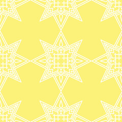 Seamless pattern with mandala ornament. The print is well suited for textiles, wallpaper and packaging.