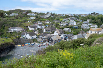Fototapeta na wymiar view of a costal village