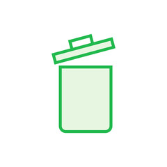 Trash icon set. trash can icon. delete icon vector. garbage