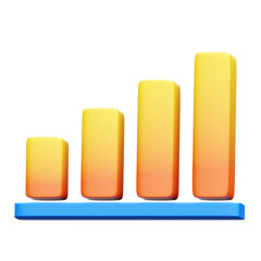 Analytics Chart 3D Icon Illustrations