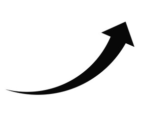 Pointer click icon. Website arrow or hand cursor tool, computer interface button. Vector isolated symbol.