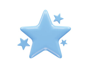 Obraz premium Star icon 3d rendering illustration element 