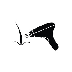 hair removal icon  vector