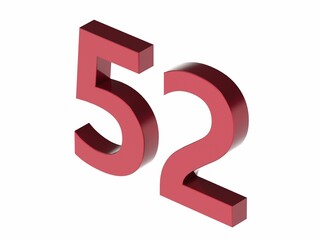 3d number isolated texture background rendering illustration