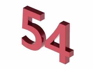 3d number isolated texture background rendering illustration