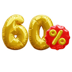 60 percent 3d Balloon Discount