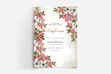 save the date wedding invitation tamplate