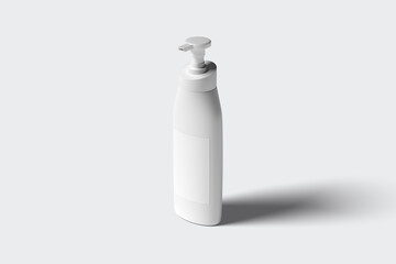 Shampoo bottle mockup