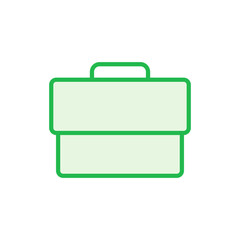 Briefcase icon set. suitcase icon. luggage symbol.