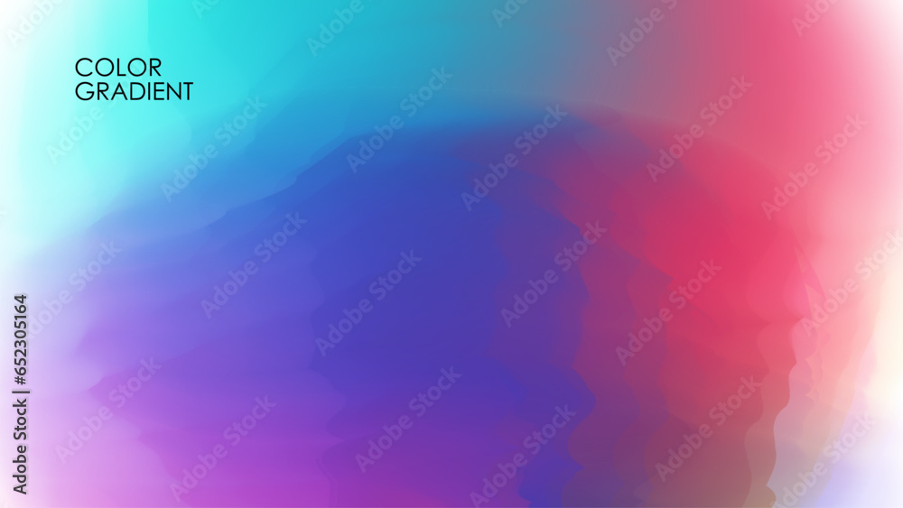 Poster color smoke banner. abstract background with vibrant colored gradient flowing waves for creative gra